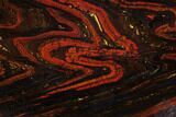 Polished Tiger Iron Stromatolite - ( Billion Years) #96227-1